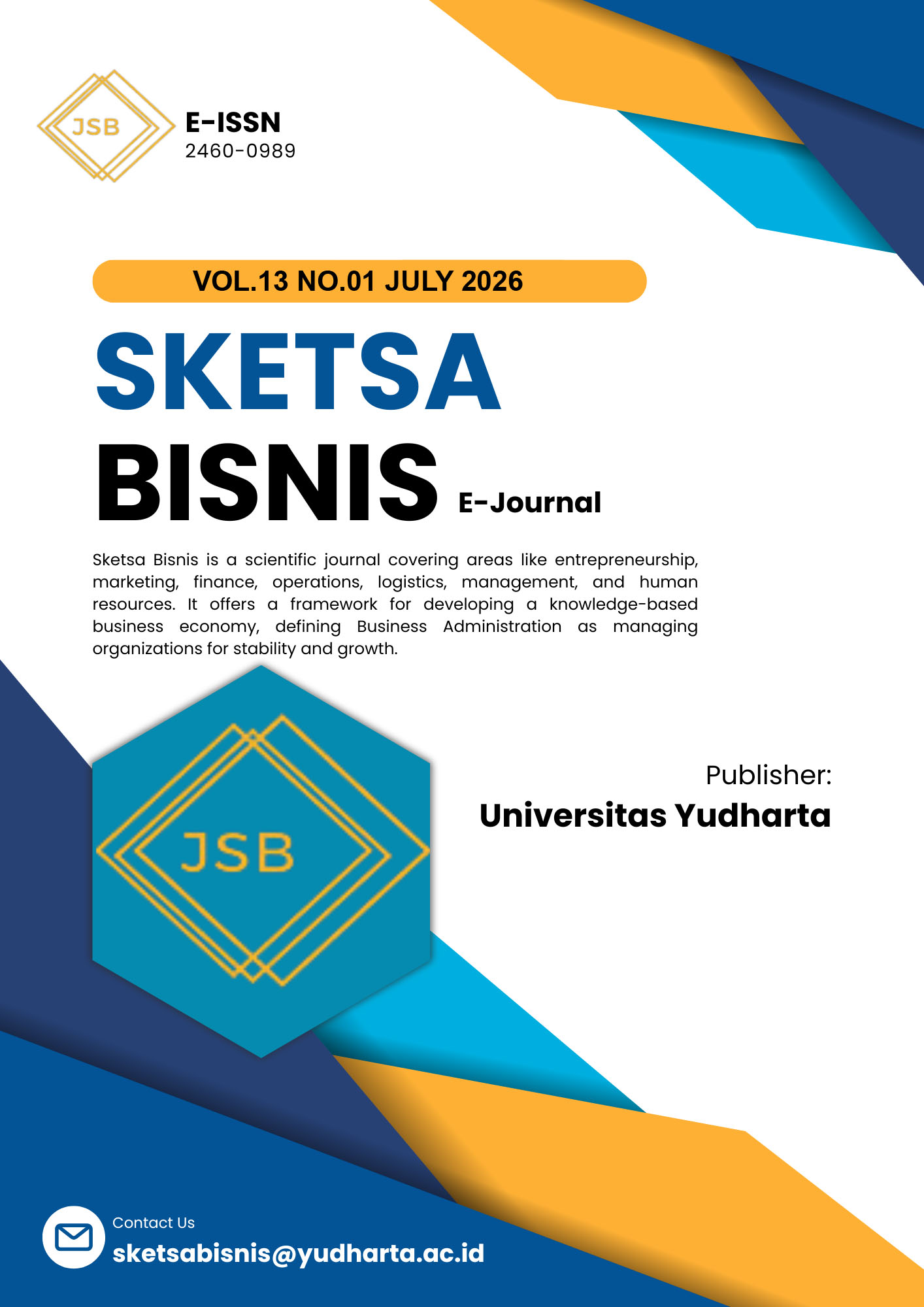 					View Vol. 13 No. 1 (2026): Sketsa Bisnis
				